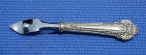 Vintage marked Fancy Sterling Silver Handle Bottle Opener & Can Opener- Mint - Picture 1 of 6