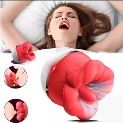 Tongue Licking Vibrator Female Clit G-spot Stimulator Sucking for Women Sex Toys - Image 1 of 4