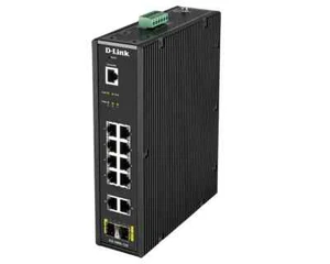 D-Link DIS 200G-12S Managed L2 Gigabit Ethernet Switch 10 x 10/100/1000 + 2 x SF - Picture 1 of 8