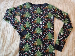 Hanna Anderson Girls Size 10 Holiday Pajamas - Picture 1 of 10