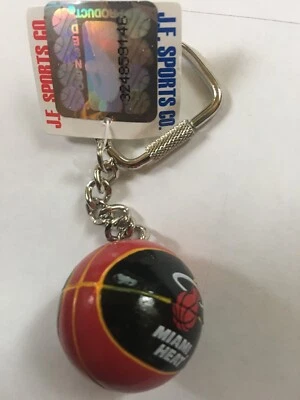 J.F. Sports NBA Miami Heat Basketball Keychain - Image 1 of 2