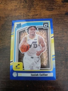 2024-25 Panini Donruss - Rated Rookie Isaiah Collier #237 Choice Blue /49 (RC) - Bild 1 von 2