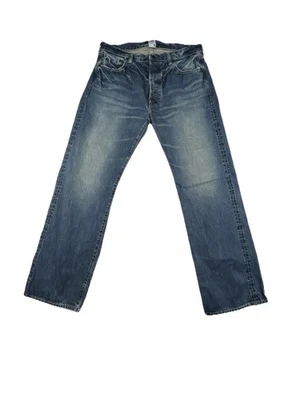 Prps Made in Japan Jeans Size 38 Selvedge Denim Distressed Rainbow Button Fly - Image 1 of 4