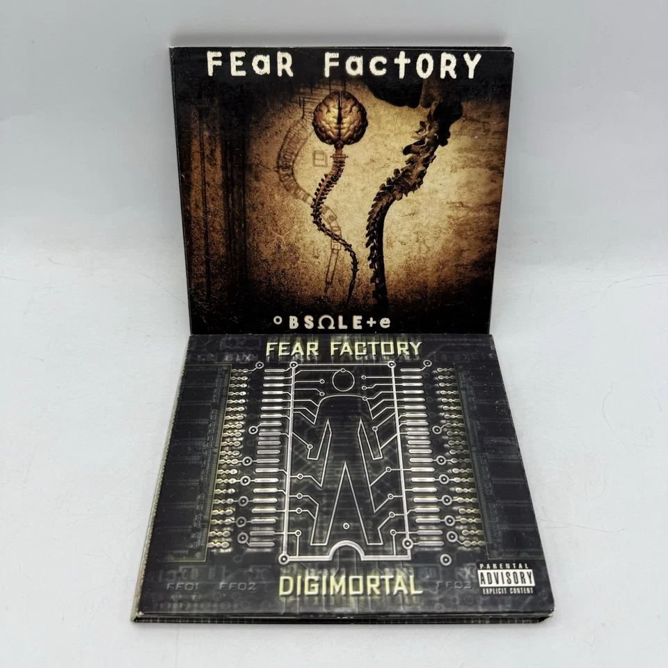 FEAR FACTORY 2 CD Lot: Digimortal (2001) & Obsolete (1999) - Image 1 of 4