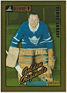 1997-98 Pinnacle (Beehive) 5 x 7 In. Jumbo "Golden Originals "# 57 Johnny Bower! - Picture 1 of 2