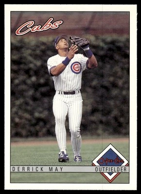 1993 O-Pee-Chee Derrick May Chicago Cubs #159 - Image 1 of 2