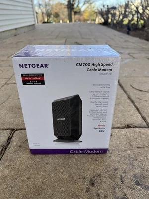NETGEAR CM700 High Speed Cable Modem CM700-100NAS 1.4Gbps DOCSIS 3.0 Brand New  - Image 1 of 3
