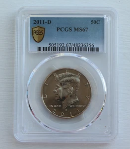 2011-D Kennedy Half Dollar PCGS MS67 50c - Bild 1 von 2