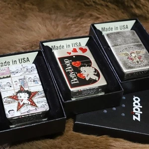 Betty Boop Limited 90 Aniversario Set Betty Boop Zippo Limited Zippo Betty ch - Imagen 1 de 9