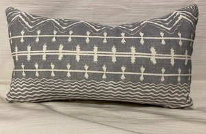 10” x 20” Custom Pillow Cover in FERMOIE UK Abbey Stripe Union Colorway Fabric - Picture 1 of 20