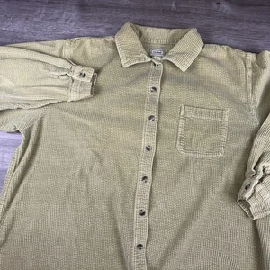 Vintage L.L. Camisa Bean Pana Para Mujer Talla XXL/2X Pistacho 0-UQ37 Algodón - Imagen 1 de 14