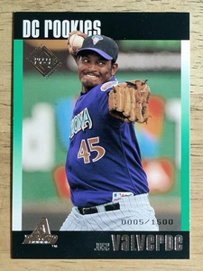 Upper Deck Diamond Connection #128 2002 Jose Valverde DC RC - Imagen 1 de 2