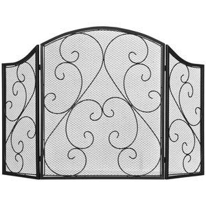 Kamingitter, Klappbares Kaminschutzgitter, Ofenschutzgitter mit 3 Paneelen - Bild 1 von 10