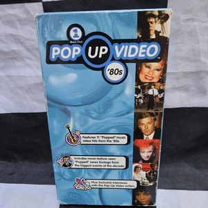 Pop Up Video 80s (1999) VH1 VHS   - Picture 1 of 5