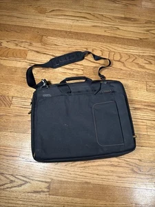 Briggs & Riley Verb Amplify Expandable Laptop Messenger Bag - Black/Orange - Afbeelding 1 van 15