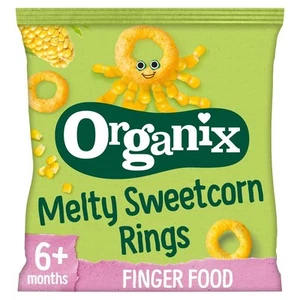 Organix Melty Zuckermaisringe Bio Baby Fingerfood Snack 20g - Bild 1 von 1