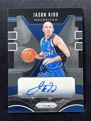 2019-20 Panini Prizm Basketball Jason Kidd #SG-JKD Signatures Auto Mavericks - Image 1 of 2