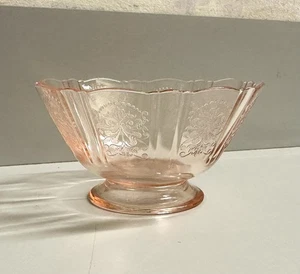Vintage American Sweetheart pink depression glass dessert Bowl/Cup Sherbert - Picture 1 of 4