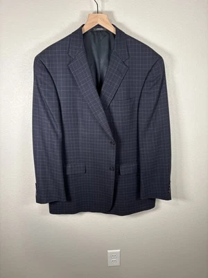 Austin Reed London Hellman Men's Plaid Wool Blazer Sport Coat 46 R Made In USS - Image 1 of 4