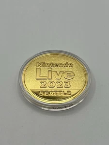 NINTENDO LIVE Seattle 2023 Super Mario Bros GOLD COIN PAX WEST Neu Ungeöffnet - Bild 1 von 3
