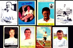 Fulham Football Club 1958-1970 - 8 Bubble Gum/Trade Cards (7 Are A&BC). - Picture 1 of 2