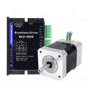 Motor STEPPERONLINE Nema17 BLDC 42BSA62-24-01 50W 3000RPM 24VDC+Driver BLD-405S - Imagen 1 de 5