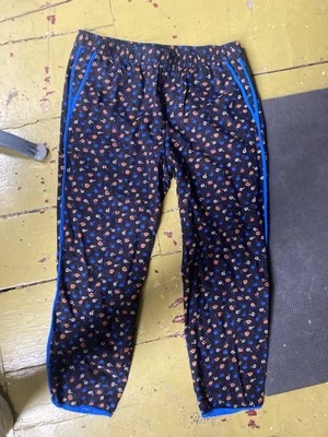 Madewell Pants Women’s Multicolored Floral Elastic Waist Pockets Size M Cropped - Image 1 of 4