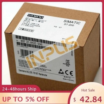 1PC SIEMENS 6ES7231-0HC22-0XA0 SIMATIC Analog input Module 4pt EM 231 for S7-22X - Image 1 of 3