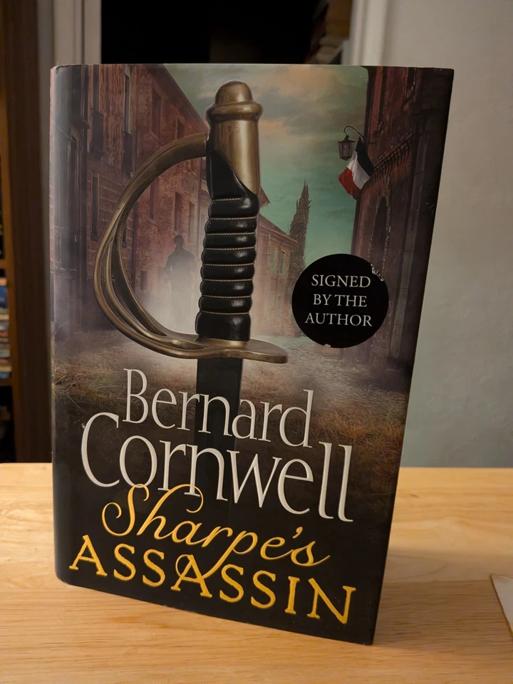 Sharpe's Assassin by Bernard Cornwell, SIGNED UK First Edition, First Printing - Image 1 of 3