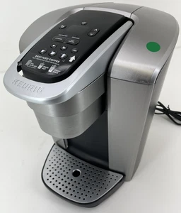 Máquina de café Keurig K-ELITE de una sola porción K-cup Pod - plata cepillada, usada - Imagen 1 de 6