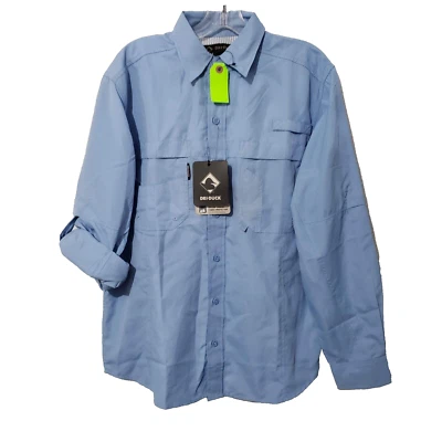 NWT Dri Duck Blue Long Sleeve Teflon Shield + Fabric Protection Vented S - Image 1 of 4