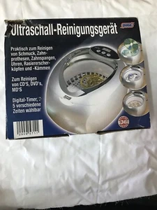 QUIGG Ultraschall Reinigungsgerät Ultraschallwellen Digital Timer SR 630.10 - Bild 1 von 4