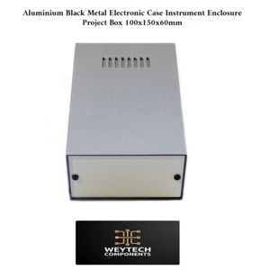 HQ 100x150x60mm Electronics Enclosure Box Metal Project Case Instrument Housing - Picture 1 of 6