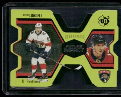 2021-22 UD Extended Series UD3 410/1000 #UD3-33 Anton Lundell Florida Panthers - Image 1 of 2