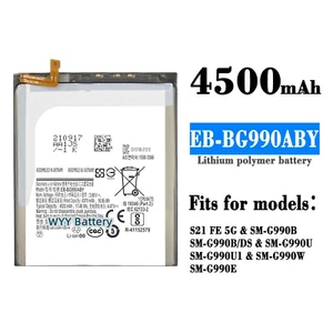 Nueva batería de repuesto EB-BG990ABY para Samsung S21 FE 5G SM-G990W/E 4500mAh - Imagen 1 de 4