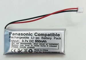 New Panasonic KX-TD7690 battery 650mAh Li-Po N4HUGLB00001-C - Picture 1 of 2