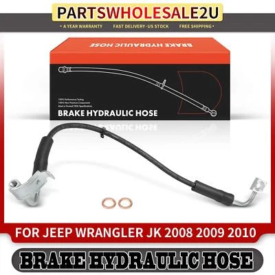 Manguera hidráulica de freno lateral izquierdo del conductor delantero para Jeep Wrangler JK 2008 2009 2010 Foto 1 de 4