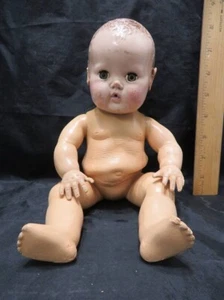Vintage Effanbee Doll Dy-Dee Baby Doll w/Applied Ears 12" Long - Picture 1 of 13