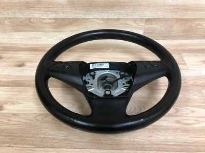 BMW E70 E71 X5 X6 OEM VOLANTE DELANTERO CUERO NEGRO 2007-2010 2 Foto 1 de 4