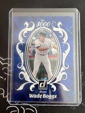 Wade Boggs 2023 Donruss Mr. 3000 Insert Blue Foil #M3K-8 /249 Boston Red Sox