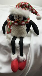 Figurine peluche jambe Winter Penguin Dangle