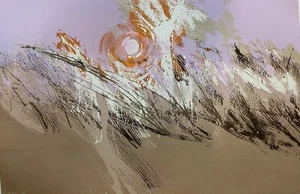 PINK DESERT Robert Alan Smith ORIGINAL Artist Signed Limited Edition Serigraph - Bild 1 von 6