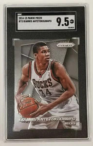 2014-15 Panini Prizm #73 Giannis Antetokounmpo 2nd year SGC 9.5 Bucks Champ - Picture 1 of 5