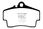 EBC Orangestuff Rear Brake Pad for Porsche Cayman Cast Iron Discs only 3.4 06>09