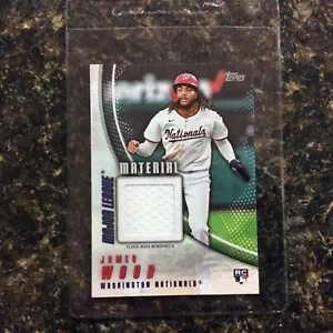 2025 Topps Series 1 MLM-JWO James Wood RC Major League Materials - Picture 1 of 2