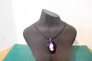 Halloween Calavera Esqueleto Gótico Zombie Victoriano Cameo Día de los Muertos Collar - Imagen 1 de 13