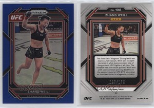 2023 Panini Prizm UFC Blue Prizm /175 Zhang Weili #198