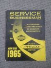 Service Businessman - Qualified Philco Service book / how to manual - USA 1965
