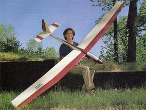 Durex V RC Glider 135" Wingspan RC Model Airplane Printed Plans & Templates - Picture 1 of 2