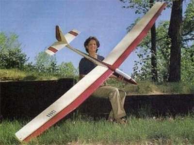 Durex V RC Glider 135" Wingspan RC Model Airplane Printed Plans & Templates - Image 1 of 2